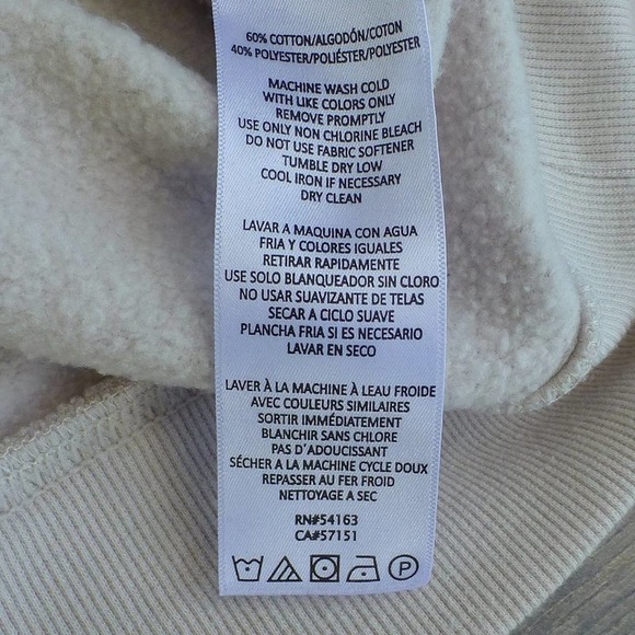 Calvin Klein Performance pull over sweatshirt crop Sz M - Picture 7 of 8